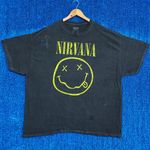 Nirvana distressed rock t-shirt size one size Photo 0