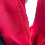 Reformation Edessa Maxi Dress Cherry Red Satin Halter Size 0 Photo 7