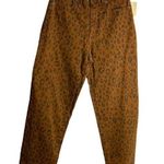 Universal Threads Universal Thread Vintage Straight Jeans 00 Brown Leopard Print Cropped NEW Photo 0
