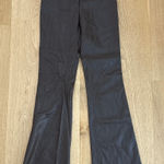I am gia I.AM.GIA Flare Pants Faux Leather Size S Dark Brown Photo 0