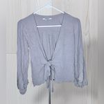 O'Neill  Women’s Front Tie Long Sleeve Blouse Photo 1