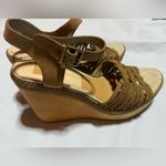 Dolce Vita Women's Ria Taupe Nubuck D'Orsay Wedge Sandals size 9.5 tan Photo 5
