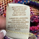 NYC women’s L mesh swim coverup Multicolor Knit Fabric Tye dye side slit Red Size L Photo 2