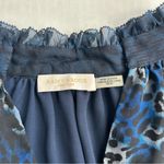 Ramy Brook Women’s Blue Leopard Print Allmay Silk Sleeveless Top XS Photo 5