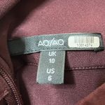 AQ/AQ Mulberry Aura Dress Cutout Sheath Party Cocktail Womens Size US 6 Photo 8