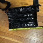 Think Royln Black Patent Quilted Crossbody Bum Bag Like New! Photo 1