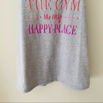 Danskin Now 'The Gym Is My Happy Place' Work Out Tank Top Gray Sz Medium Photo 2
