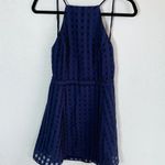 NBD x Revolve Animosity Apron Mini Dress Navy Blue Backless Sz Medium Photo 0