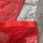 Sexy Lingerie Bodysuit Lace Teddy Snap Crotch V Neck Cut Out One Piece Babydoll Red Size XL Photo 3
