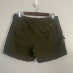 The North Face  Women's Olive Green Shorts Size 10 Cargo Hiking Active Zip Fly Photo 3