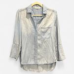 Bella Dahl 100% Tencel Chambray Lightweight Blue Top XS Coastal Resort Wear Photo 1