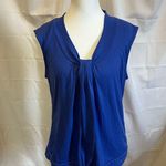 New Directions Royal Blue Sleeveless Blouse Size M Photo 0