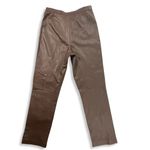 Mixit VTG Y2K Leather Pants Womens 8 Soft High Rise Streetwear Chocolate Brown Photo 1