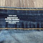 Old Navy  high-rise jeans rockstar super skinny secret smooth pockets dark wash Photo 4