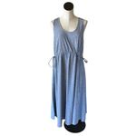 Athleta NWOT  Silver Echo Sleeveless Midi Dress Photo 5