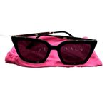 Pink Lily Square Fashion Sunglasses in Black Photo 0