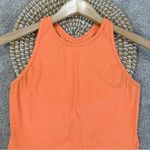 Lululemon Women’s Base Pace Ribbed Tank Top Running in Orange Soda Size 2 Photo 3