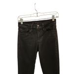 joe's jeans Coated Black Denim Stretch Mid Rise Skinny Ankle Jeans Size 25 Photo 2