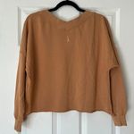 Nike  Double-V Neck Cropped Sweatshirt - Size S Photo 3