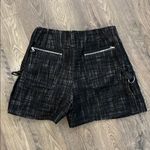 Marc Jacobs  Tweed Bouclé Shorts Size 2 Made in Italy Black White Wool Photo 8