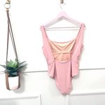 Madewell NWT Second Wave Square-Neck Tank One-Piece Swimsuit Pink Icing Size M Photo 7