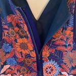 HD in Paris Anthropologie  Floral Peplum Top Sleeveless Chic Colorful Size 6 Photo 4