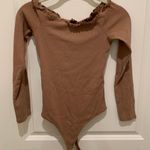 Abercrombie & Fitch Off The Shoulder Rib Bodysuit Photo 0