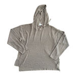 Soma  WKND Women's Gray Marshmallow Knit Long Sleeve Cropped Hoodie Size XL Photo 0