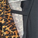 Ashley Stewart  Plus‎ Size 26 Leopard Print Asymmetrical Drape Top Photo 2