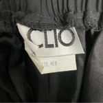 Vintage Clio Pants Wide Leg Palazzo Culottes Cropped Elastic Waist Lined Black Size M Photo 9