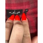 Out From Under Urban Outfitters Red Plaid Cropped Flannel Shirt Size Small Photo 1