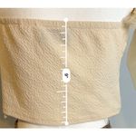 Sunday in Brooklyn Anthropologie Cream Tulle Off-The-Shoulder Top LARGE Photo 6