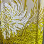 Maggy London  Floral Yellow Stretch Knit 3/4 SLEEVE Shift Sheath Dress Size 12 Photo 2