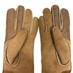 UGG  $172‎ Seamed Touchscreen Shearling-Lined Gloves WOMEN'S L Photo 4