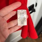 Halogen  Cozy Longline Open Front‎ Cardigan in Red Chinoise - Medium Photo 7