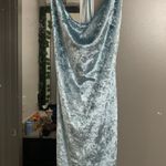 Zaful Blue Velvet Dress Photo 0