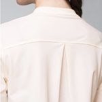 Lululemon Rare  Get It On Blouse Angel Wing White Long Sleeve - Retired 2014 Photo 7