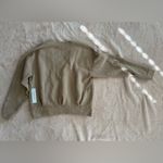 Stateside NWT Boutique Brown Ribbed Sweater Womens Crewneck V-Neck Size Large Photo 7