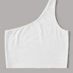 SheIn One-shoulder Crop Top Photo 2