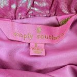 Simply Southern High Waisted Shorts Hot Pink Rainbow Large Pineapple NEW 90s Photo 2