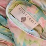 VINTAGE eileen west Laura Ashley style dress Floral pink and blue V back maxi xs Photo 7