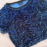 Urban Outfitters  blue and black top Photo 2