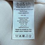 Ba&sh NEW  Fani ruffle-trimmed crepe top size L Cream Photo 7