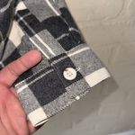 Falls Creek  flannel tunic popover XL soft cream gray long sleeve NEW Photo 5