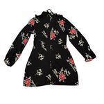 AX Paris  BLACK FLORAL ROSES LONG SLEEVE DRESS Photo 1
