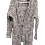 Cato 1946 Open Front Woven Knit Long Sweater Cardigan with Pockets Womens M Photo 3