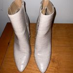 EXPRESS Faux Crocodile Pattern Heel Boots Sz 6 Photo 7