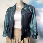 Elliot Lauren taffeta jacket Blue Size 6 Photo 7