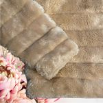 NEWING JEANS FAUX FUR COAT Y2K EUC Size undefined Photo 1