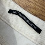 Talbots Straight Leg Stretch Corduroy Pants Size 14P Cream NEW Casual Fall Basic Photo 5